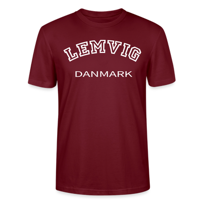 CityShirt - T-shirt - Lemvig - burgunder-rød