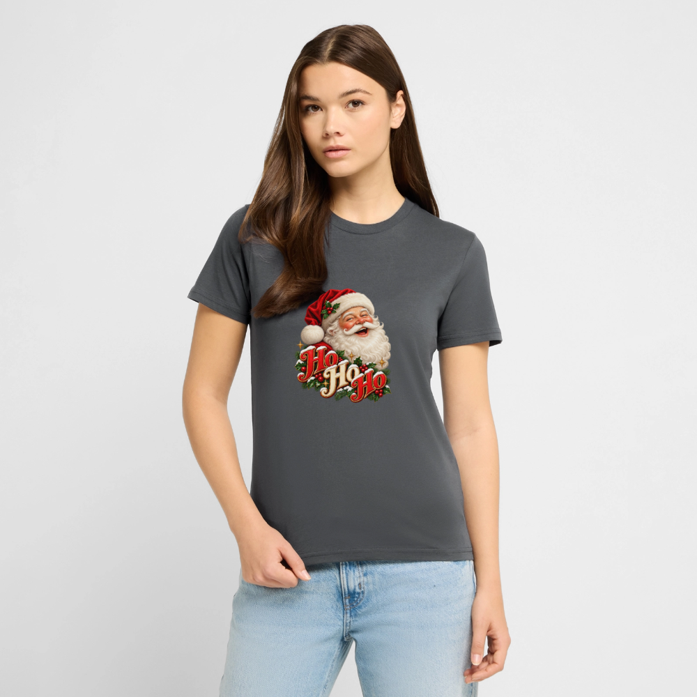 CityShirts - T-shirt - Ho Ho Ho – julemandens grin - CS063 - charcoal