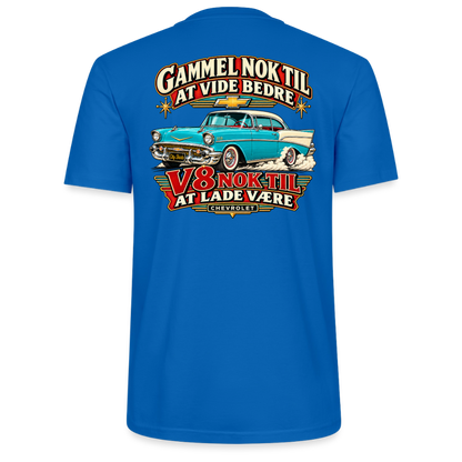 Carshirt T201 Chevrolet - påfugleblå