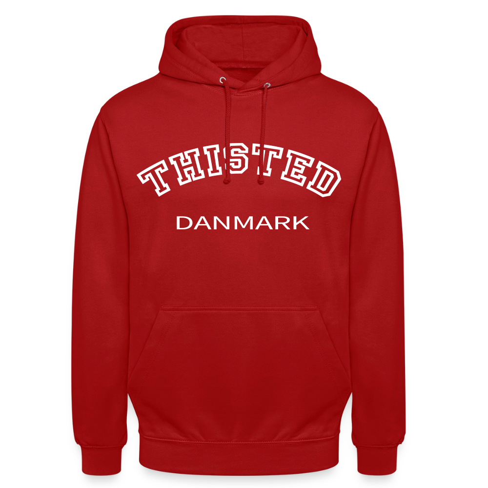 CityShirt - Hoodie - Thisted - rød
