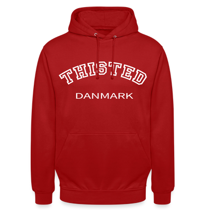 CityShirt - Hoodie - Thisted - rød