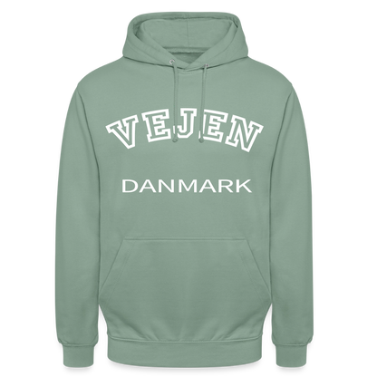CityShirt - Hoodie - Vejen - grågrøn
