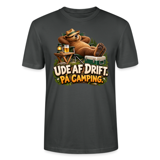 CityShirts - T-shirt - Ude af drift. På camping. - CS035 - charcoal