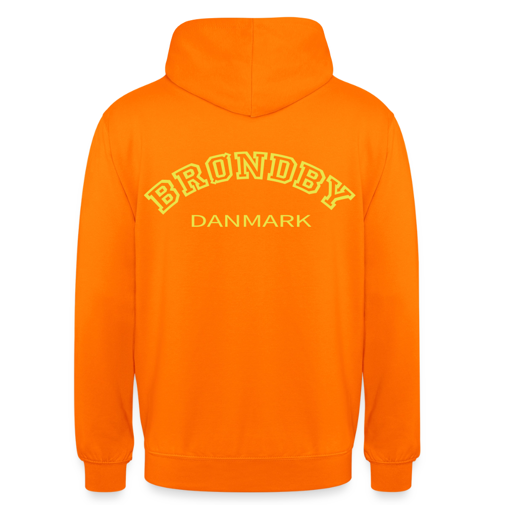 Hættetrøje unisex - Brøndby - orange