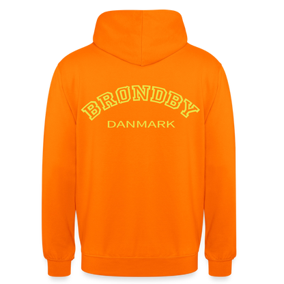 Hættetrøje unisex - Brøndby - orange