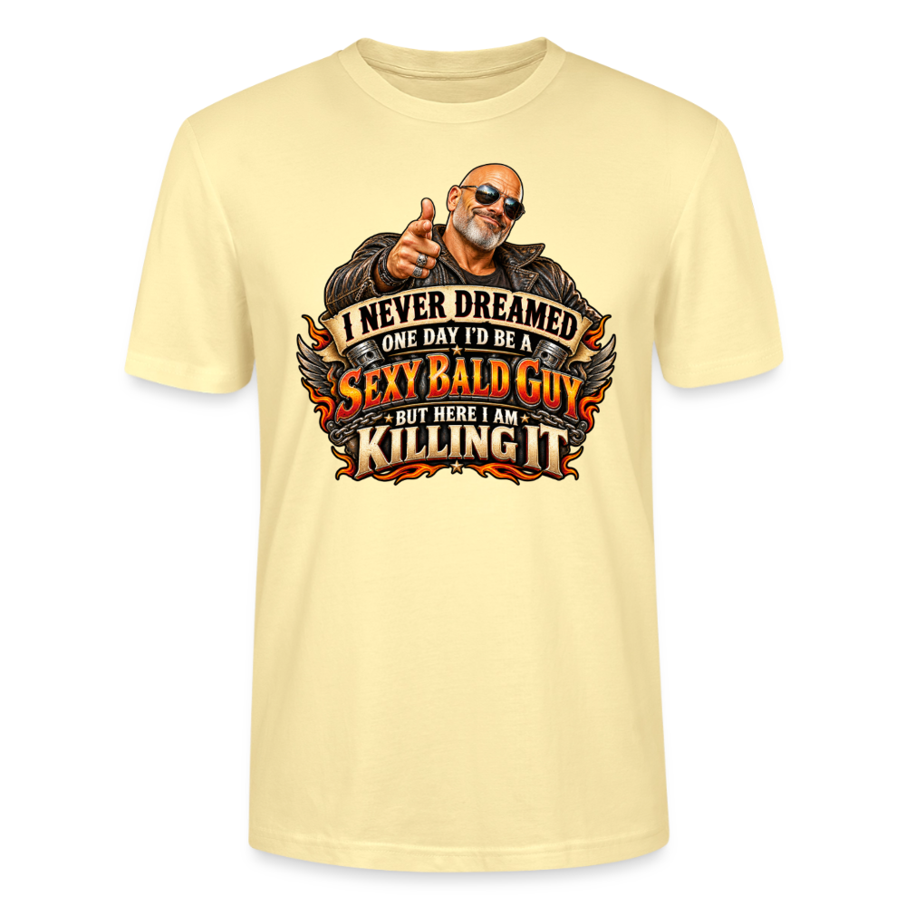 CityShirts - T-shirt - Sexy Bald Guy – Killing It - CS008 - cremefarvet