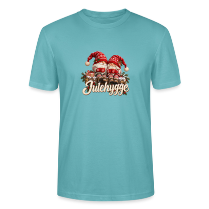 CityShirts - T-shirt - Julehygge – nisser og varm kakao - CS062 - pastelturkis