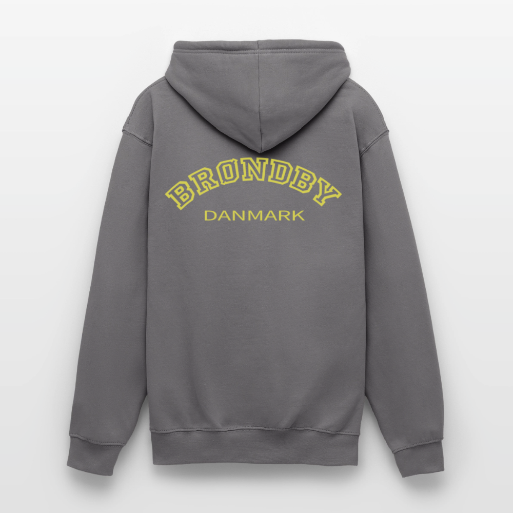 Hættetrøje unisex - Brøndby - mellemgrå