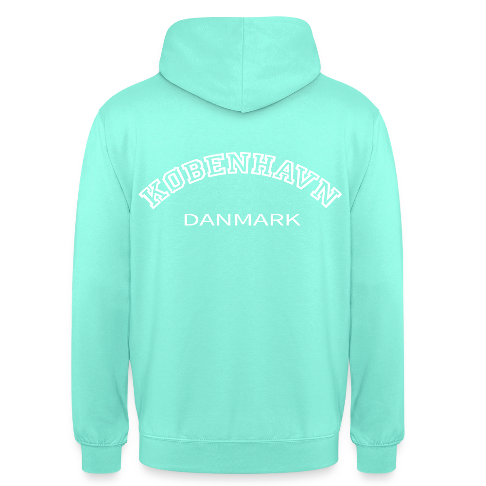 Hættetrøje unisex - København - mint