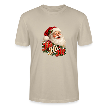 CityShirts - T-shirt - Ho Ho Ho – julemandens grin - CS063 - beige