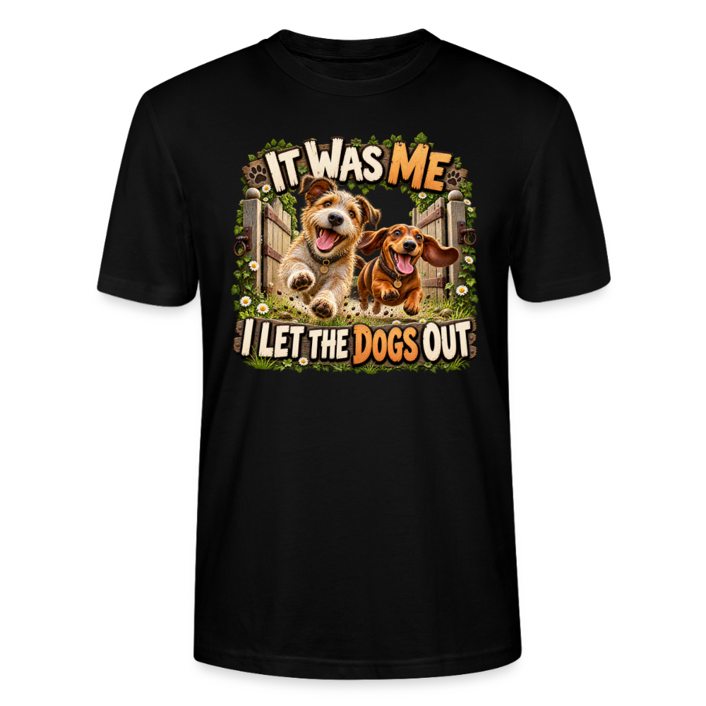 CityShirts - T-shirt - It was me – I let the dogs out - CS013 - sort