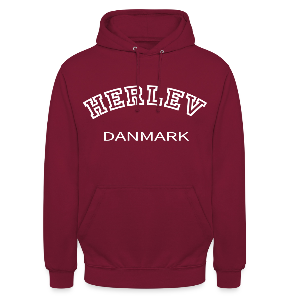 CityShirt - Hoodie - Herlev - bordeaux