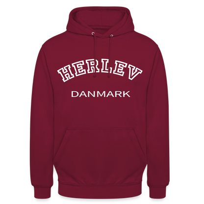 CityShirt - Hoodie - Herlev - bordeaux