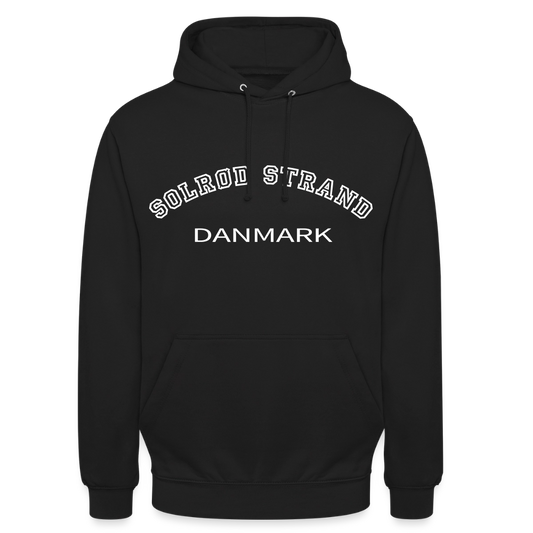 CityShirt - Hoodie - Solrød Strand - sort