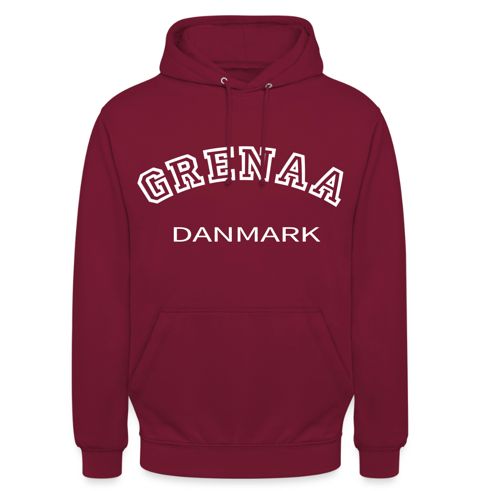 CityShirt - Hoodie - Grenaa - bordeaux