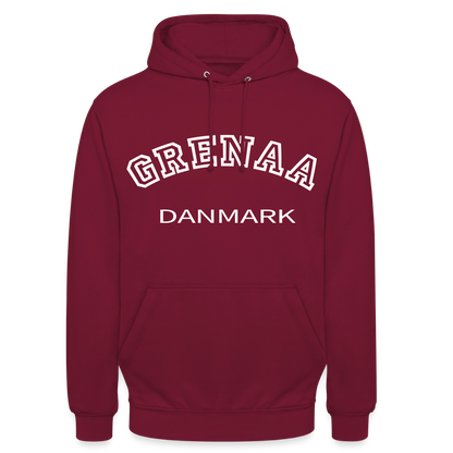 CityShirt - Hoodie - Grenaa - bordeaux