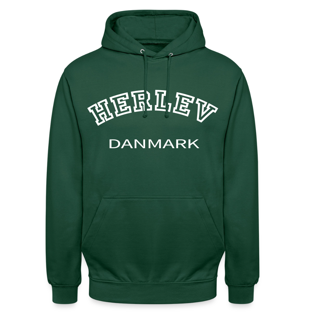 CityShirt - Hoodie - Herlev - flaskegrøn
