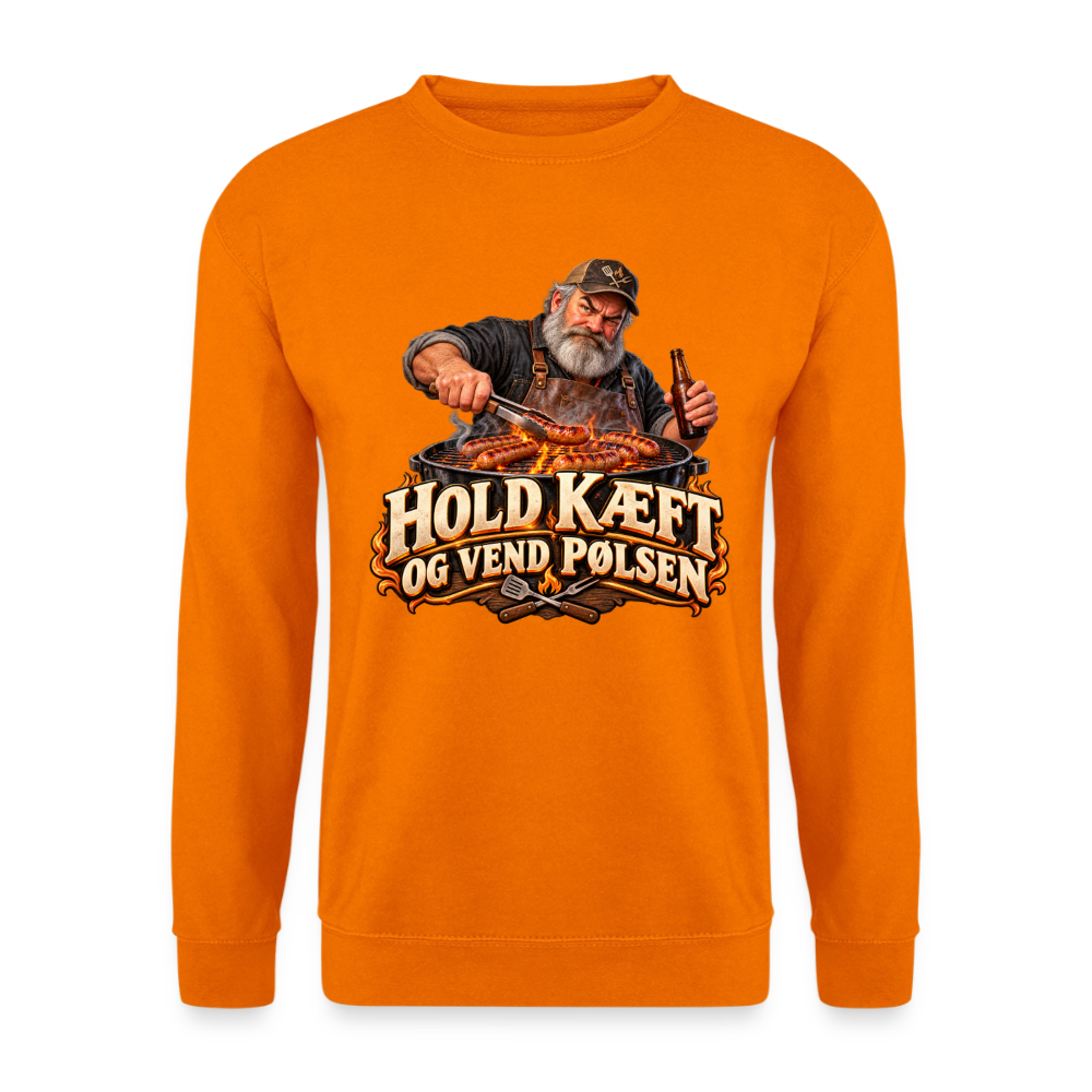 CityShirts - Sweatshirt - Hold kæft og vend pølsen - CS045 - orange