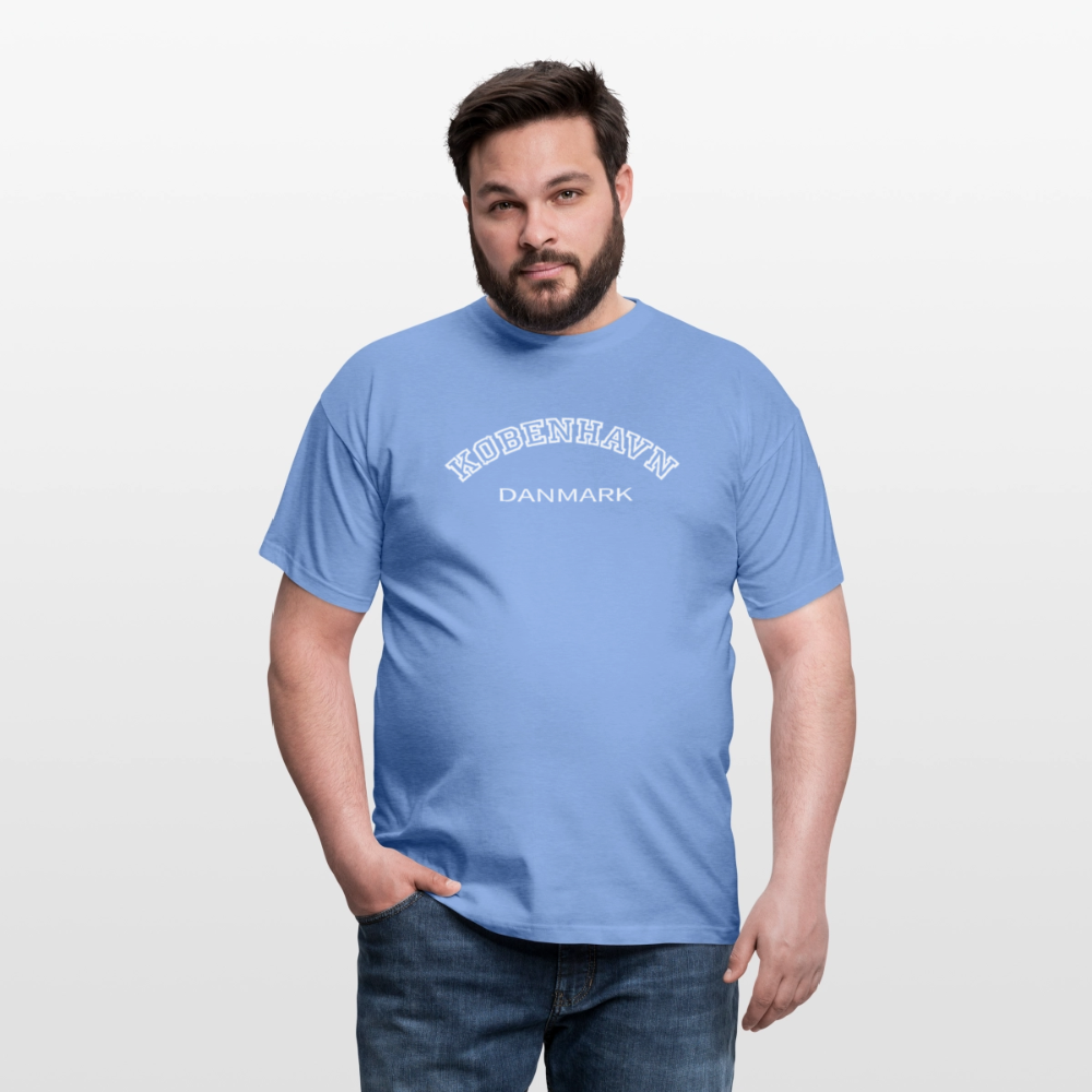 Herre-T-shirt - København - carolina blue