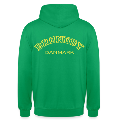 Hættetrøje unisex - Brøndby - kelly grøn
