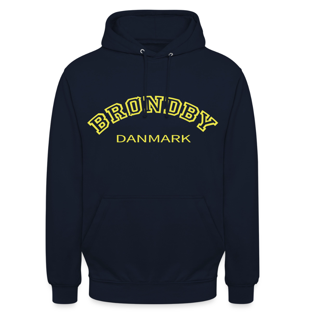 Hættetrøje unisex - Brøndby - marineblå