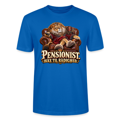 CityShirts - T-shirt - Pensionist. Ikke til rådighed. - CS030 - påfugleblå