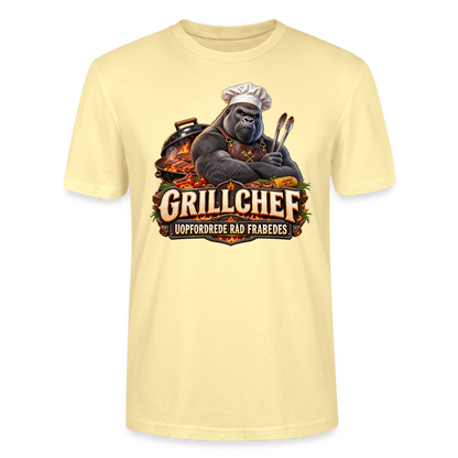 CityShirts - T-shirt - Grillchef – Uopfordrede råd frabedes - CS047 - cremefarvet