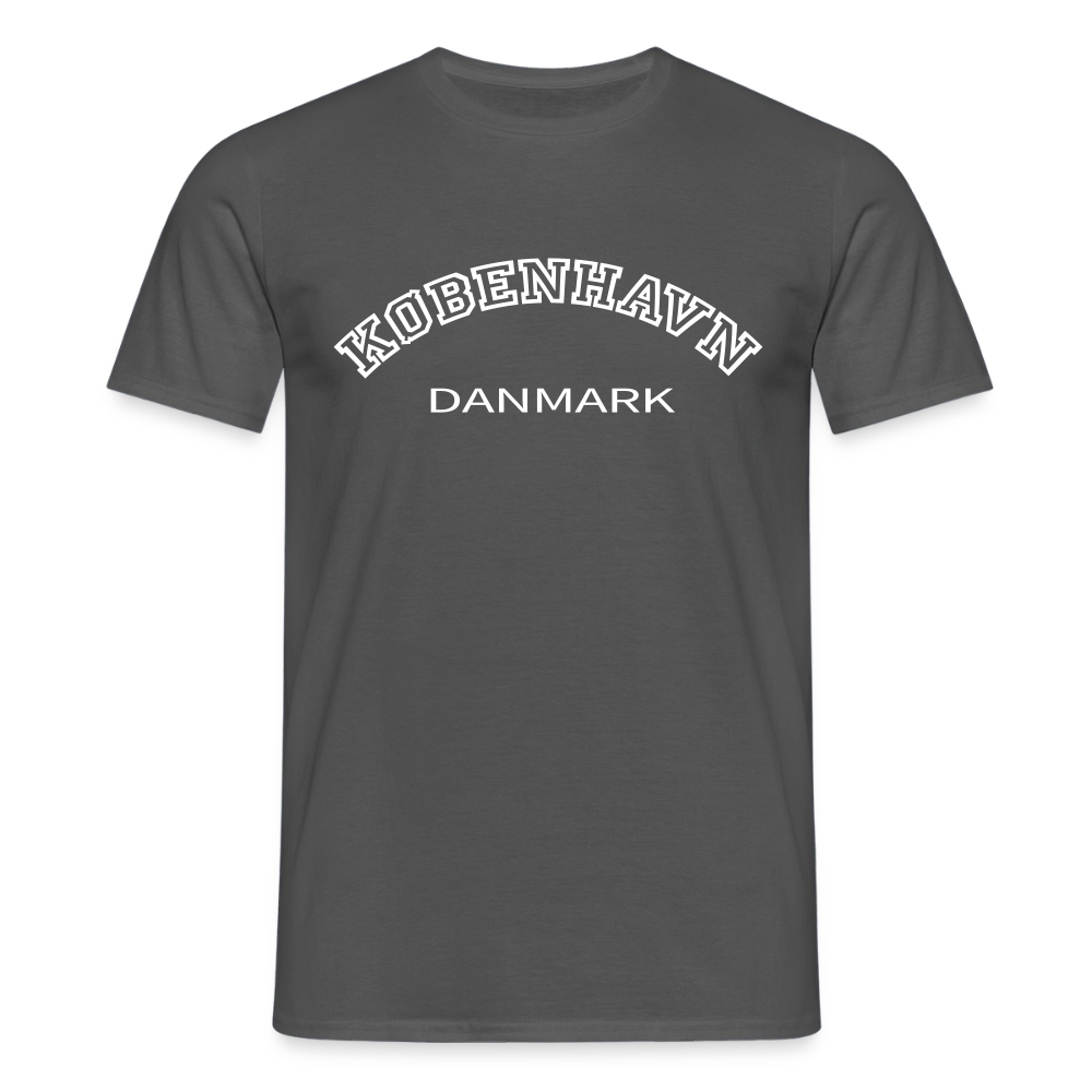 Herre-T-shirt - København - charcoal