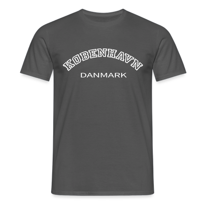 Herre-T-shirt - København - charcoal