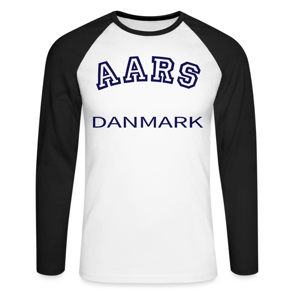CityShirt - Baseball T-Shirt - Aars - hvid/sort