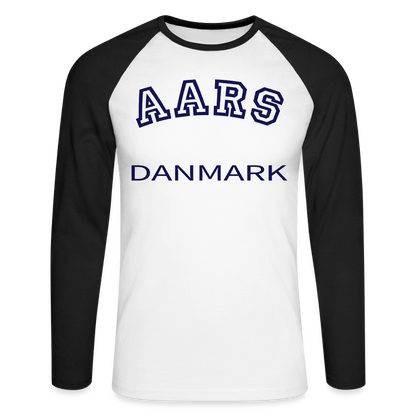 CityShirt - Baseball T-Shirt - Aars - hvid/sort