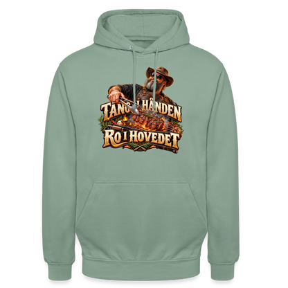 CityShirts - Hoodie - Tang i hånden – Ro i hovedet - CS050 - grågrøn