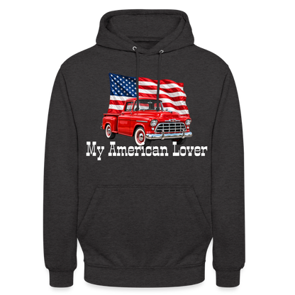 CityShirts - Hoodie - US Car - charcoal