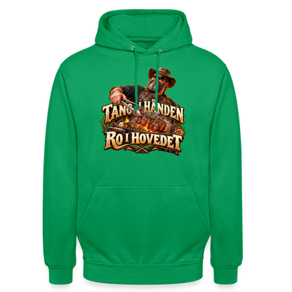 CityShirts - Hoodie - Tang i hånden – Ro i hovedet - CS050 - kelly grøn