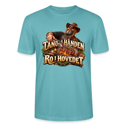 CityShirts - T-shirt - Tang i hånden – Ro i hovedet - CS050 - pastelturkis