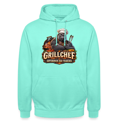 CityShirts - Hoodie - Grillchef – Uopfordrede råd frabedes - CS047 - mint