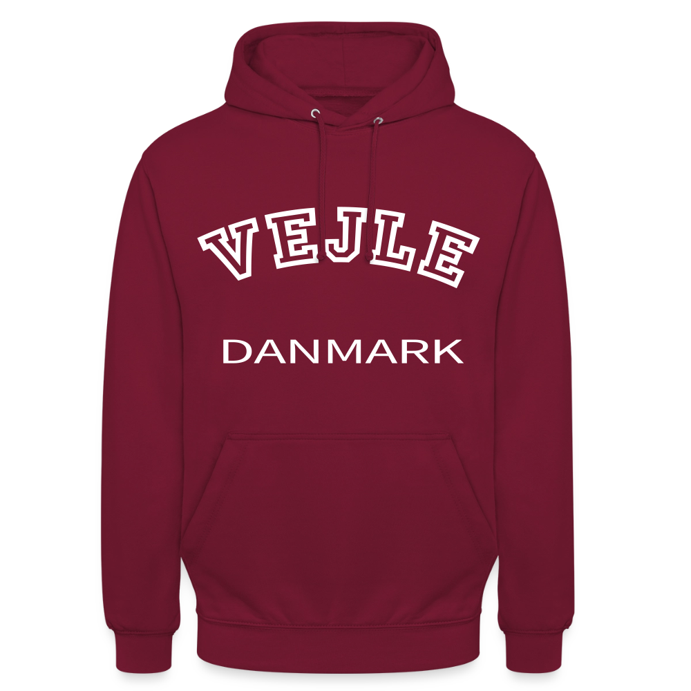 CityShirt - Hoodie - Vejle - bordeaux