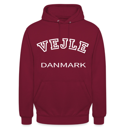 CityShirt - Hoodie - Vejle - bordeaux