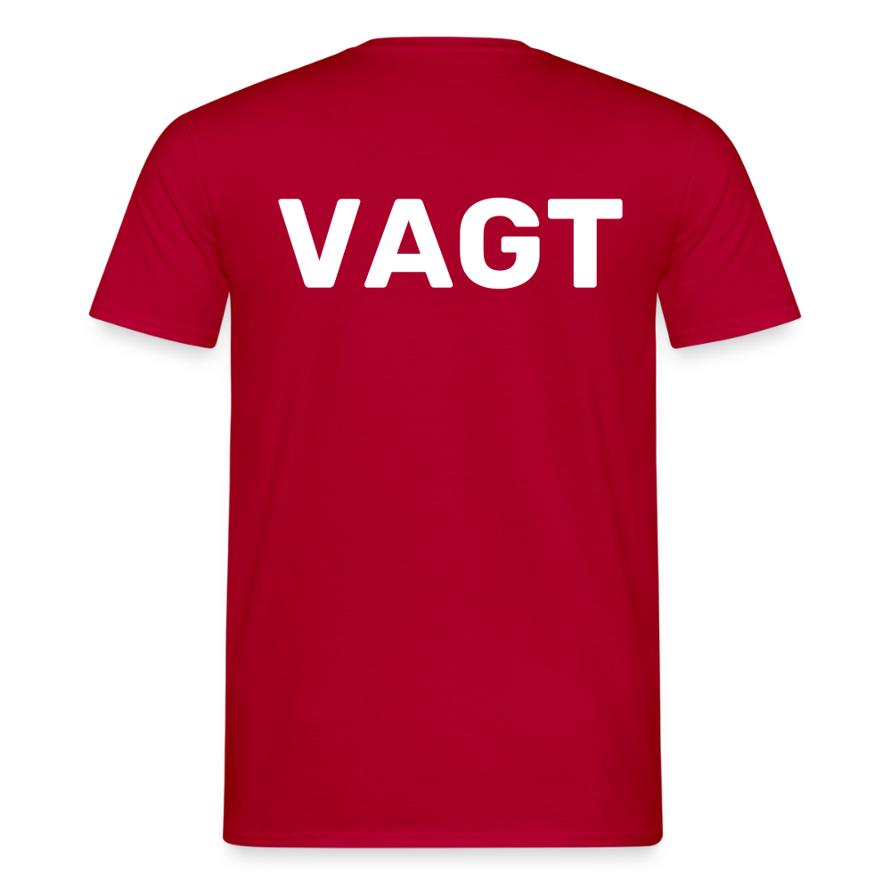 CityShirts - Arbejdstøj - VAGT - AV08 - rød