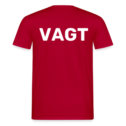 CityShirts - Arbejdstøj - VAGT - AV08 - rød
