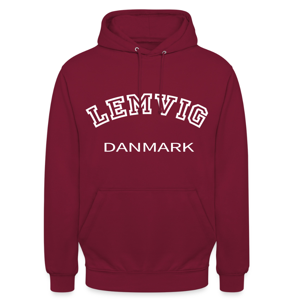 CityShirt - Hoodie - Lemvig - bordeaux