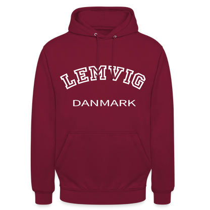 CityShirt - Hoodie - Lemvig - bordeaux