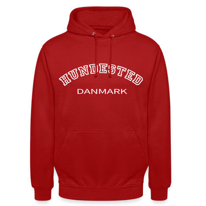 CityShirt - Hoodie - Hundested - rød