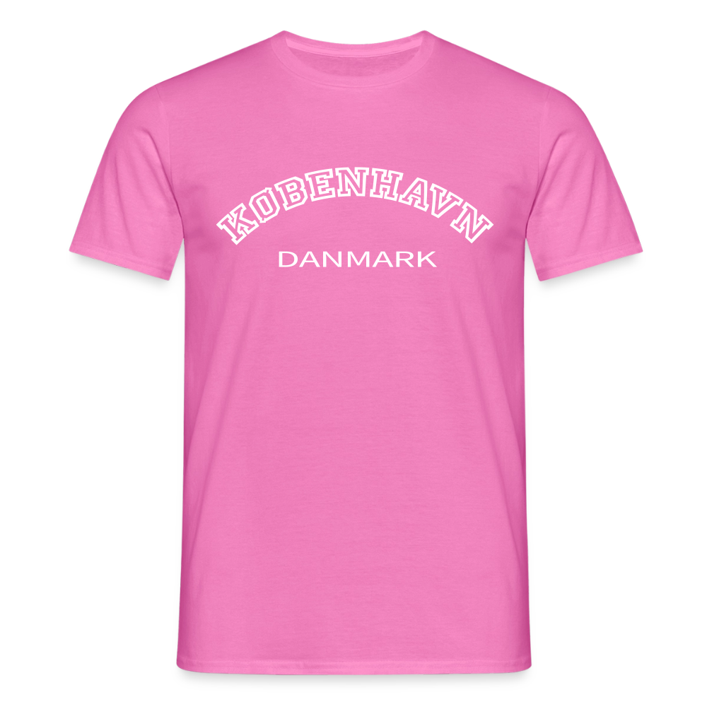 Herre-T-shirt - København - pink