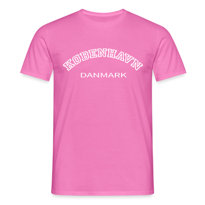 Herre-T-shirt - København - pink