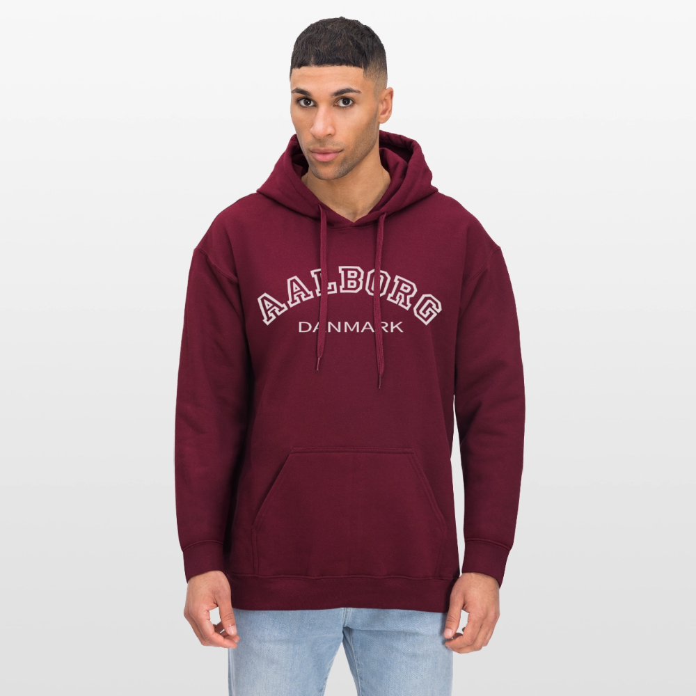 Unisex Hoodie - Aalborg - maroon