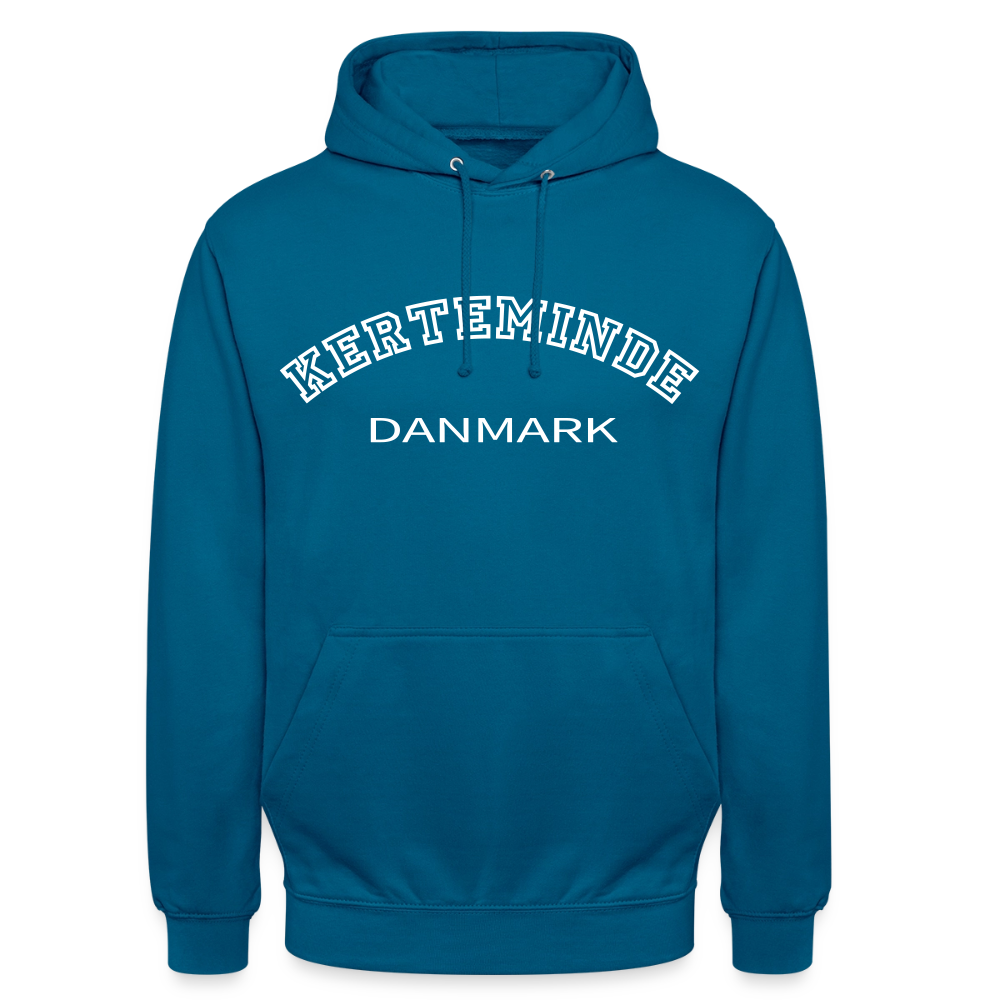 CityShirt - Hoodie - Kerteminde - dybt havblå 