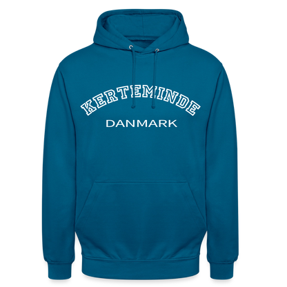 CityShirt - Hoodie - Kerteminde - dybt havblå 