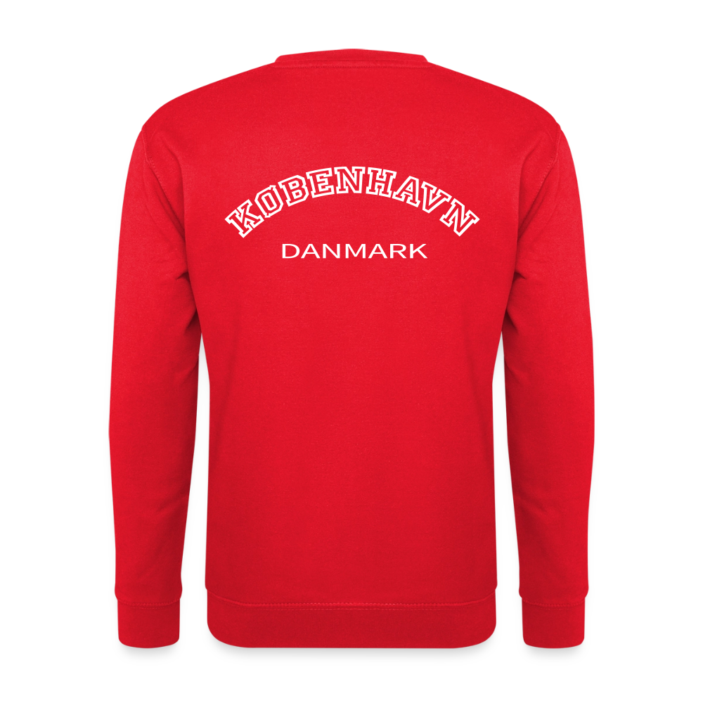 sweatshirt unisex - København - rød