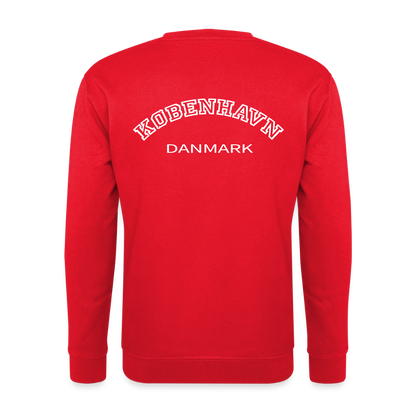 sweatshirt unisex - København - rød